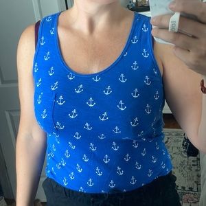 J. Crew anchor tank